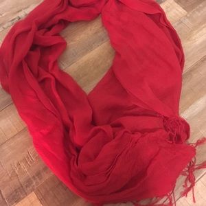 Red scarf